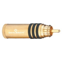 Oehlbach Hyper Cut Cool Gold Βύσμα RCA 11mm (Τεμάχιo) Oehlbach Hyper Cut Cool Gold Βύσμα RCA 11mm (Τεμάχιo)
