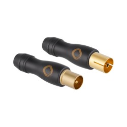 Oehlbach Transmission Shift Υψηλής Ποιότητας Συνδέσεις Κεραίας Male/female Black (2 Τεμάχια) Oehlbach Transmission Shift Υψηλής Ποιότητας Συνδέσεις Κεραίας Male/female Black (2 Τεμάχια)