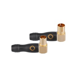 Oehlbach Transmission Shift Υψηλής Ποιότητας Συνδέσεις Κεραίας Male/female angled Black (2 Τεμάχια) Oehlbach Transmission Shift Υψηλής Ποιότητας Συνδέσεις Κεραίας Male/female angled Black (2 Τεμάχια)