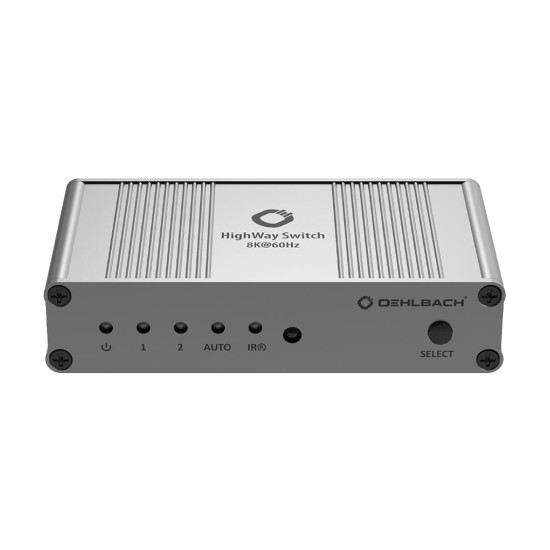 Oehlbach HIGHWAY SWITCH 8K signal switcher for HDMI®Silver (Τεμάχιο)