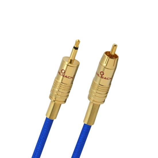 Oehlbach NF 113 Ψηφιακό Καλώδιο Ήχου 3.5mm - RCA 3m Blue (Τεμάχιο)