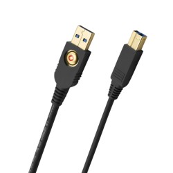 Oehlbach USB Max A/B Καλώδιο USB 3.2 Gen 1 Type A - Type B 7.50 m Black (Τεμάχιο)