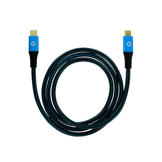 Oehlbach USB Plus CC Καλώδιο USB 3.1 Type C - Type C 0.50m Blue (Τεμάχιο)