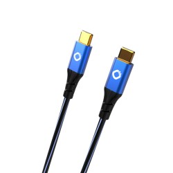Oehlbach USB Plus CC Καλώδιο USB 3.1 Type C - Type C 0.50m Blue (Τεμάχιο)