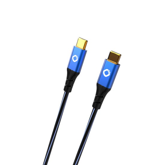 Oehlbach USB Plus CC Καλώδιο USB 3.1 Type C - Type C 0.50m Blue (Τεμάχιο)