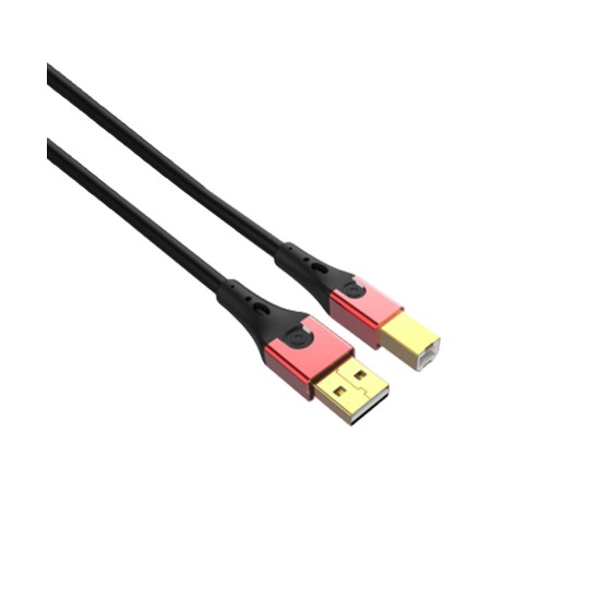 Oehlbach USB Evolution B Καλώδιο USB 2.0 Type A - Type B 2m Red (Τεμάχιο)