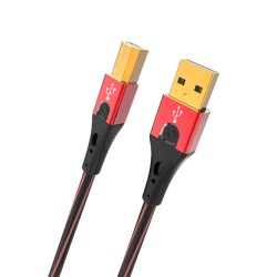 Oehlbach USB Evolution B Καλώδιο USB 2.0 Type A - Type B 10m Red (Τεμάχιο)