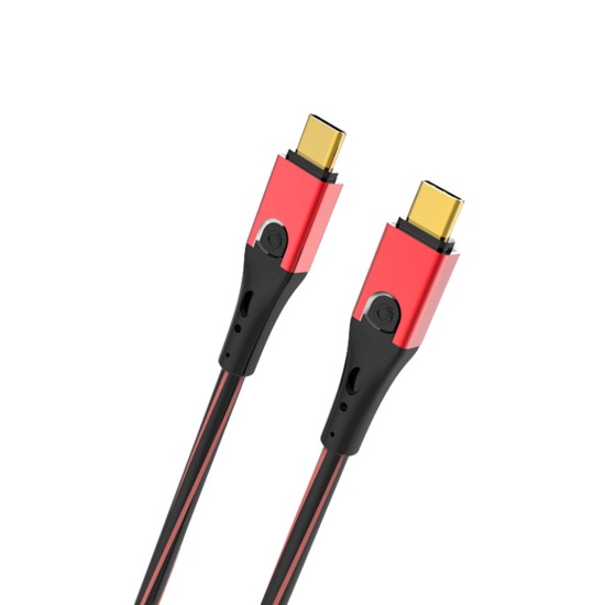 Oehlbach USB Evolution CC Καλώδιο USB Type C - Type C  1m Red (Τεμάχιο)