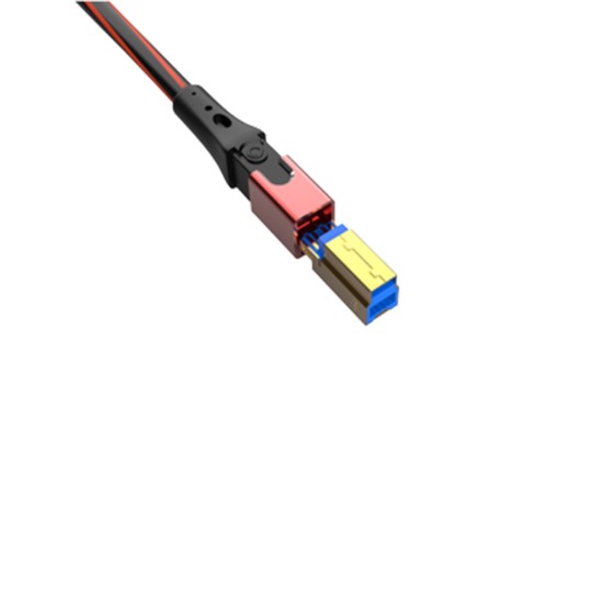 Oehlbach USB Evolution B3 Καλώδιο USB 3.0 Type A - Type B 0.5m Red (Τεμάχιο)