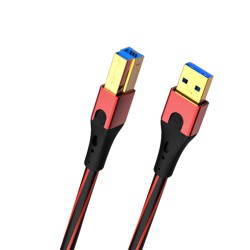 Oehlbach USB Evolution B3 Καλώδιο USB 3.0 Type A - Type B 0.5m Red (Τεμάχιο)