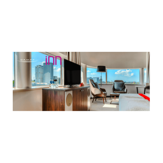 DAMPF INN6SET Χωνευτά Ηχεία και Ενισχυτής Bluetooth για Ξενοδοχεία (Σετ)