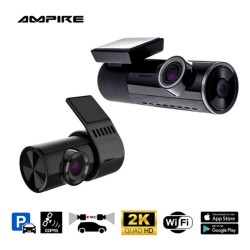 Ampire DC2-PRO Dual-Dashcam με ανάλυση 2K (Quad-HD) WiFi και GPS (Τεμάχιο) Ampire DC2-PRO Dual-Dashcam με ανάλυση 2K (Quad-HD) WiFi και GPS (Τεμάχιο)