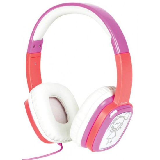 AvLink 100.811UK Doodle Παιδικά Ακουστικά Ροζ (Τεμάχιο)