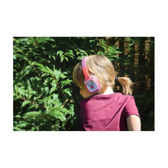 AvLink 100.811UK Doodle Παιδικά Ακουστικά Ροζ (Τεμάχιο)