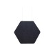 Audiodesigner ECOBAFFLE Hexagon Lato Ηχοαπορροφητικά Πάνελ Οροφής 35cm / 1.27 τ.μ. Μαύρο (4 Τεμάχια)