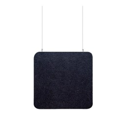 Audiodesigner ECOBAFFLE Square Ηχοαπορροφητικά Πάνελ Οροφής 100x100x4cm / 4 τ.μ. Μαύρο (Σετ 4 Τεμαχίων)