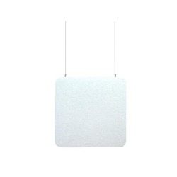 Audiodesigner ECOBAFFLE Square Ηχοαπορροφητικά Πάνελ Οροφής 60x60x4cm / 1,44 τ.μ. Λευκό (4 Τεμάχια)