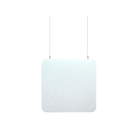 Audiodesigner ECOBAFFLE Square Ηχοαπορροφητικά Πάνελ Οροφής 60x60x4cm / 1,44 τ.μ. Λευκό (4 Τεμάχια)