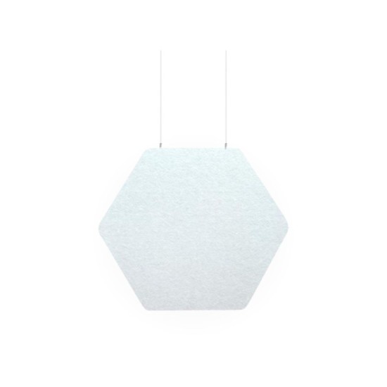 Audiodesigner ECOBAFFLE Hexagon Lato Ηχοαπορροφητικά Πάνελ Οροφής 35cm / 1.27 τ.μ. Λευκό (4 Τεμάχια)