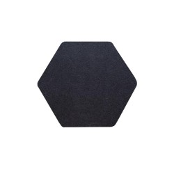 Audiodesigner ECOPLAN® Hexagon Ηχοαπορροφητικά Πάνελ 17,3 cm / 0.47 τ.μ. Μαύρο (6 Τεμάχια)