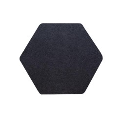 Audiodesigner ECOPLAN® Hexagon Ηχοαπορροφητικά Πάνελ 35 cm / 1.27 τ.μ. Μαύρο (4 Τεμάχια)