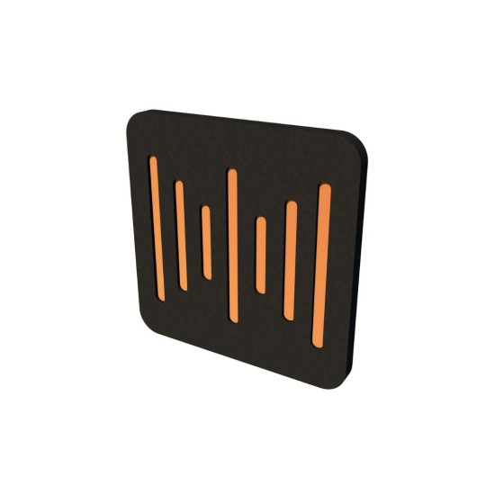 Audiodesigner Ecoplan Sounder Black/Orange Ηχοαπορροφητικά Πάνελ Πολυεστέρα 600x600x40 mm / 1.44 τ.μ. (4 Τεμάχια) Audiodesigner Ecoplan Sounder Black/Orange Ηχοαπορροφητικά Πάνελ Πολυεστέρα 600x600x40 mm / 1.44 τ.μ. (4 Τεμάχια)