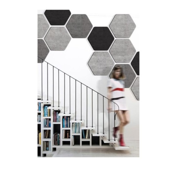 Audiodesigner ECOPLAN® Hexagon Ηχοαπορροφητικά Πάνελ 35 cm / 1.27 τ.μ. Μαύρο (4 Τεμάχια) Audiodesigner ECOPLAN® Hexagon Ηχοαπορροφητικά Πάνελ 35 cm / 1.27 τ.μ. Μαύρο (4 Τεμάχια)