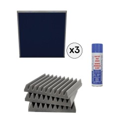 EQ Acoustics Πακέτο Αφρώδη Ηχοαπορροφητικά και Spray Βενζινόκολλας Blue / 2,16 τ.μ. (Σετ) EQ Acoustics Πακέτο Αφρώδη Ηχοαπορροφητικά και Spray Βενζινόκολλας Blue / 2,16 τ.μ. (Σετ)