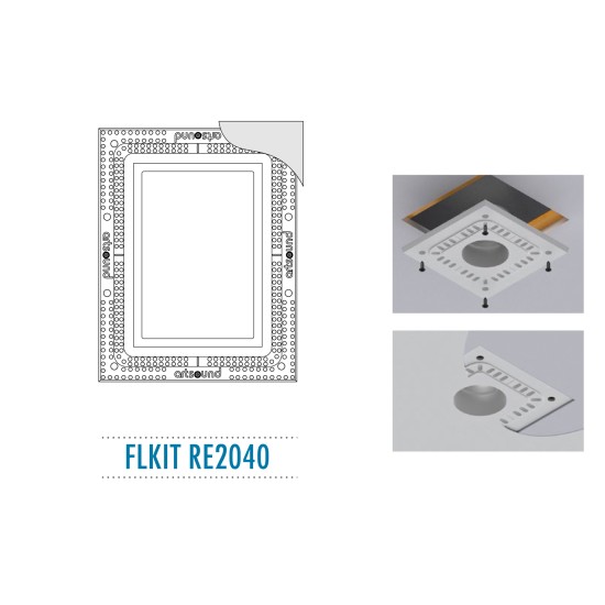 ArtSound FLKIT RE2040 Εντοιχιζόμενο Κιτ Στήριξης για το RE2040 330 x 260 x 14 mm (Τεμάχιο)