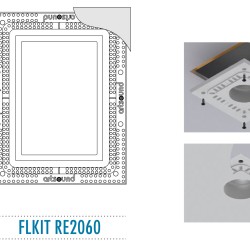 ArtSound FLKIT RE2060 Εντοιχιζόμενο Κιτ Στήριξης για το RE2060 409 x 319 x 14mm (Τεμάχιο)