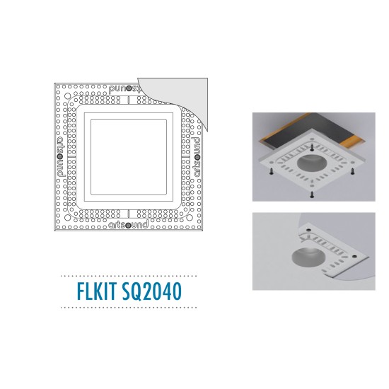 ArtSound FLKIT SQ2040 Εντοιχιζόμενο Κιτ Στήριξης για το SQ2040 280 x 280 x 14mm (Τεμάχιο)