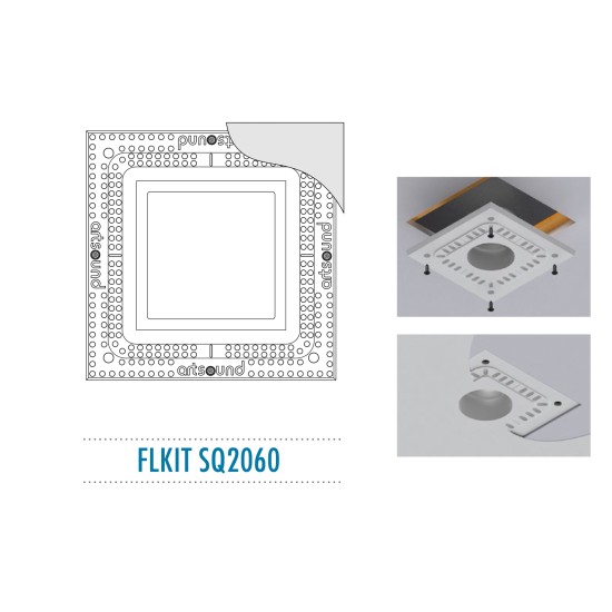 ArtSound FLKIT SQ2060 Εντοιχιζόμενο Κιτ Στήριξης για το SQ2060 350 x 350 x 14mm (Τεμάχιο)