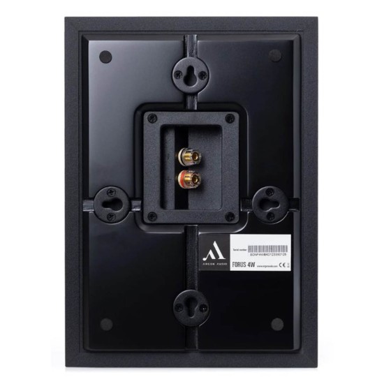 Argon Audio Forus 4 Wall Επιτοίχια Ηχεία 4'' Black (Ζεύγος)