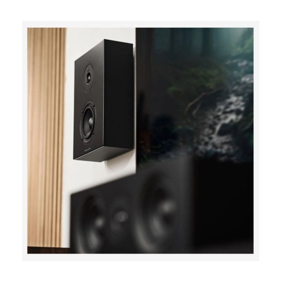 Argon Audio Forus 4 Wall Επιτοίχια Ηχεία 4'' Black (Ζεύγος)