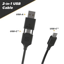 Scosche CCA4-SP Strikeline 2-in-1 Charge & Sync Cable 1,2m Scosche CCA4-SP Strikeline 2-in-1 Charge & Sync Cable 1,2m