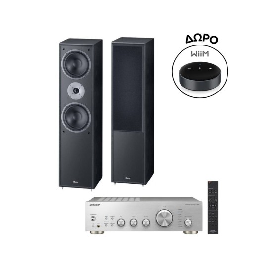 Stereo Hi-Fi Bundle με Ενισχυτή Pioneer A-40AE και Ηχεία Δαπέδου Magnat Monitor Supreme 802 (Σετ)