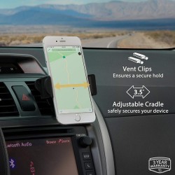 Scosche HVM2 Βάση συσκευών για τον αεραγωγό του αυτοκινήτου Scosche HVM2 Βάση συσκευών για τον αεραγωγό του αυτοκινήτου