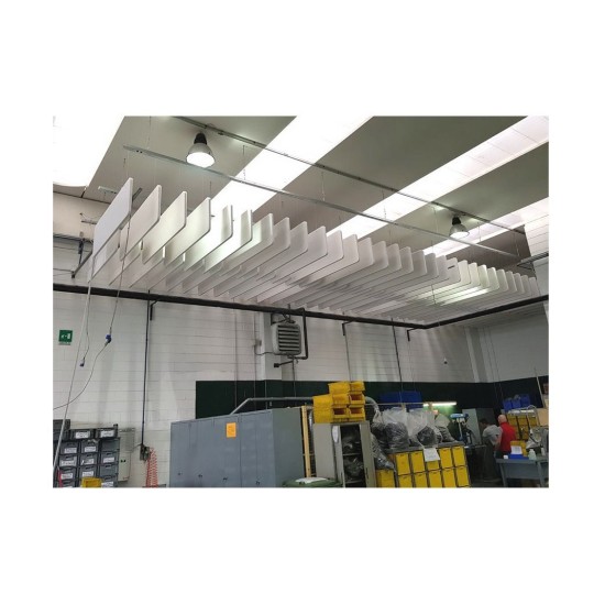 Audiodesigner ECOBAFFLE Rectangle Ηχοαπορροφητικά Πάνελ Οροφής 40x120x4cm / 1,92 τ.μ. Λευκό (Σετ 4 Τεμαχίων) Audiodesigner ECOBAFFLE Rectangle Ηχοαπορροφητικά Πάνελ Οροφής 40x120x4cm / 1,92 τ.μ. Λευκό (Σετ 4 Τεμαχίων)