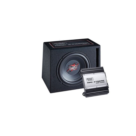 MAC AUDIO Xtreme 2000 Subwoofer Αυτοκινήτου 10" 250W RMS με Ενισχυτή (Σετ)