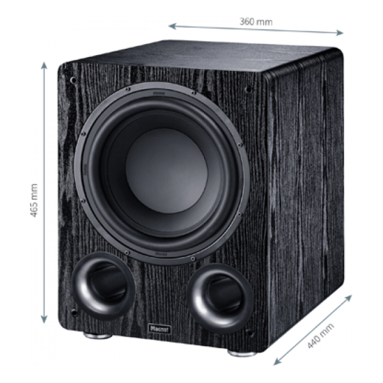 Magnat Alpha RS 12 Ενεργό Subwoofer 12" 120W RMS Μαύρο ( Τεμάχιο)