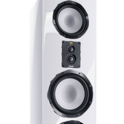 Magnat Signature 909 Επιδαπέδια Ηχεία Hi-Fi 2 x 8'' 4 Δρόμων 280W RMS Λευκό (Ζεύγος)