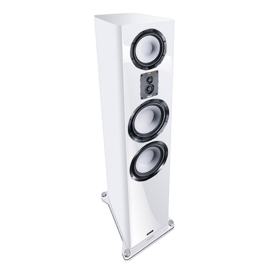 Magnat Signature 909 Επιδαπέδια Ηχεία Hi-Fi 2 x 8'' 4 Δρόμων 280W RMS Λευκό (Ζεύγος)