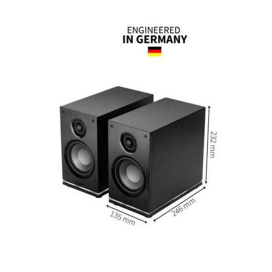 Magnat Signature Edelstein 2.0 Ηχεία Βιβλιοθήκης 4,5'' 2-way 75W RMS Black (Ζεύγος)