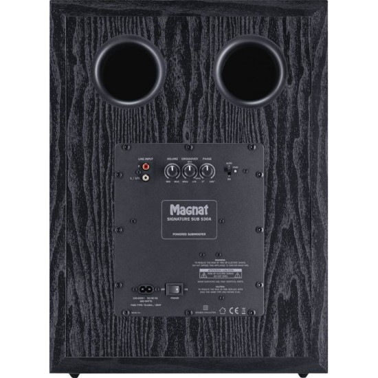 Magnat Signature 530A Subwoofer 12" Μαύρο (Τεμάχιο)