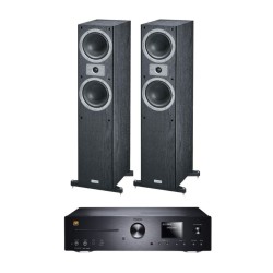 Magnat Πακέτο High-End Stereo Ενισχυτής MC 400 με Ηχεία Δαπέδου Tempus 55 Μαύρο (Σετ)