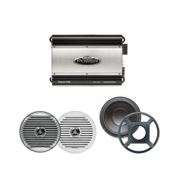 Πακέτο Marine Jensen με Ηχεία MSX65W, Subwoofer MSW10B και Ενισχυτή POWER760 (Σετ)