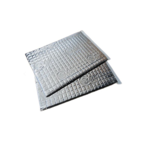 Silent Coat 2mm Mat Volume Silver Αντικραδασμικά Φύλλα Αυτοκινήτου 375 x 250 mm / 1,87 τ.μ. (20 Τεμάχια)