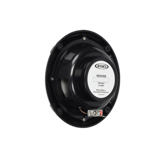 Jensen MS5006B Ηχεία Σκάφους Marine 5.25" 30W Μαύρα (Ζεύγος)