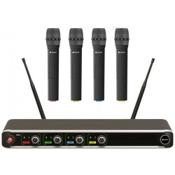 Chord NU4-H Σετ 4 Επαγγελματικών Ασύρματων UHF Μικροφώνων Χειρός (Σετ) Chord NU4-H Σετ 4 Επαγγελματικών Ασύρματων UHF Μικροφώνων Χειρός (Σετ)