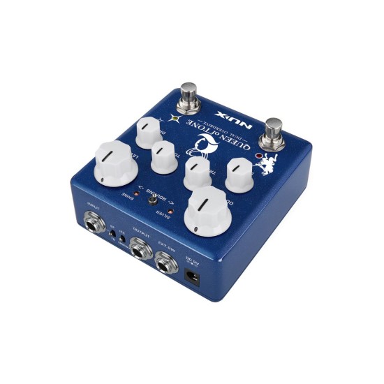 NUX NDO-6 Queen of Tone Dual Stacked Overdrive Pedal Blue (Τεμάχιο)